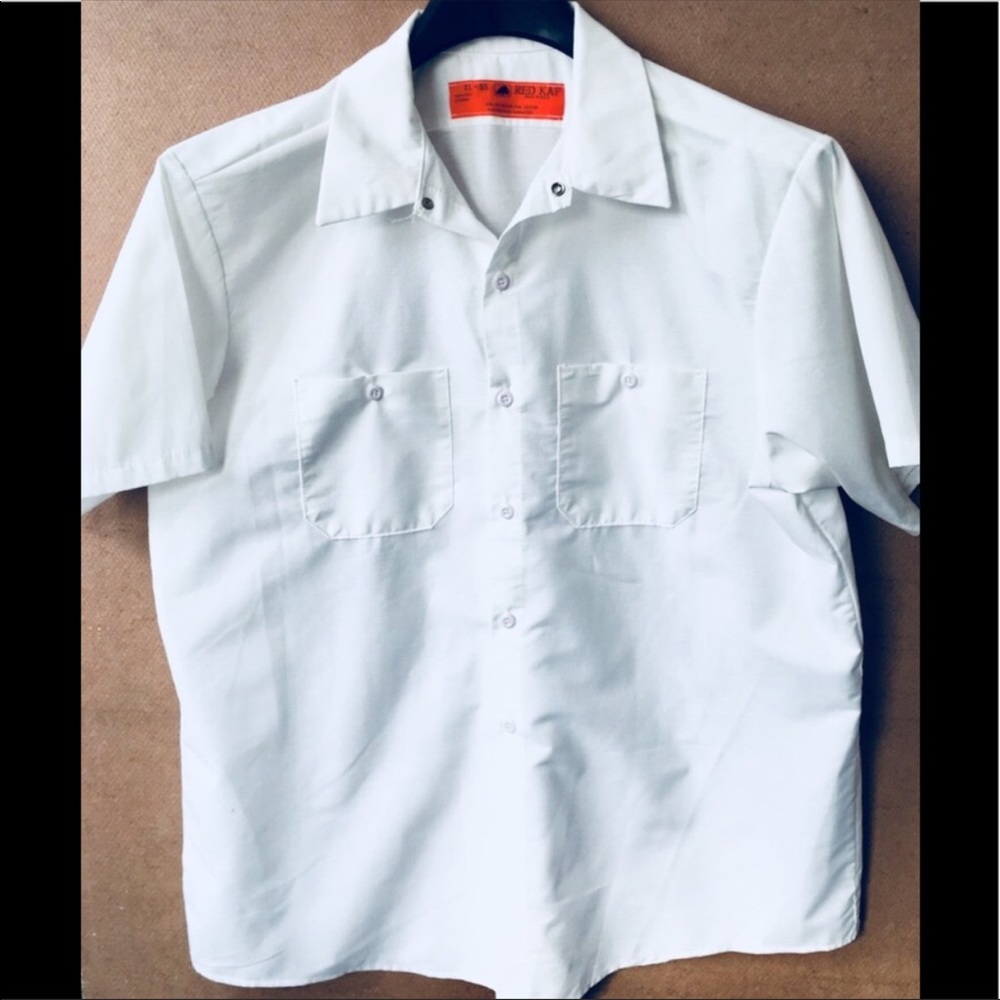 🔴 Red Cap White Nurses Uniform Jacket Size XL